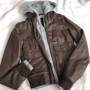 Obey Faux Leather Jacket